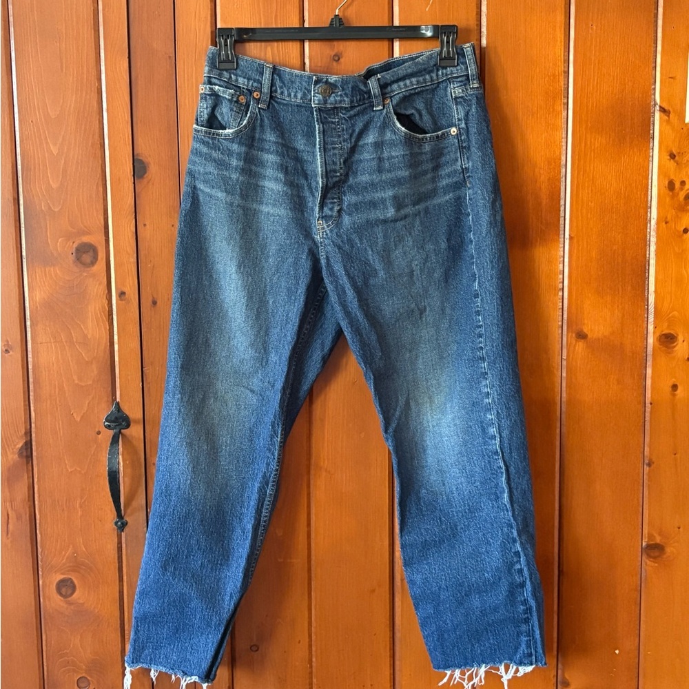 Gap High Rise Cheeky Straight Jeans